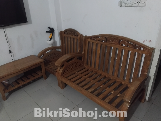 ২+২+১ সোফা সেগুন